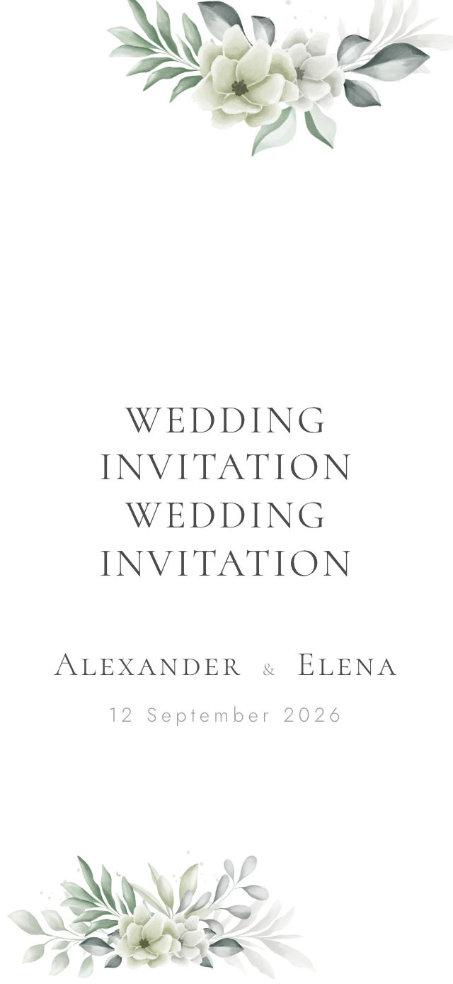 Gentle Harmony wedding website template